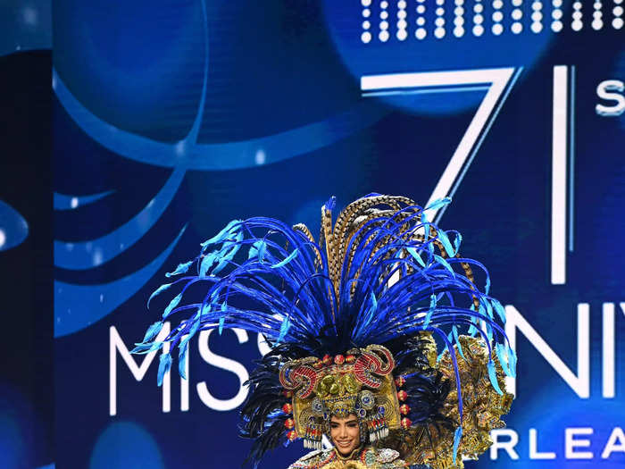 Miss Panama had one of the most colorful looks seen on the Miss Universe stage.