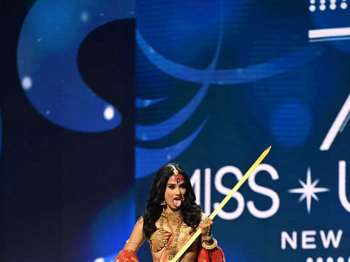 Miss Nepal Sophiya Bhujel embodied the divine feminine principle known as Shakti, according to Miss Universe.