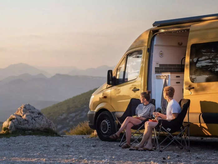 The couple eventually decided to quit their jobs to live in the van and even launched their own campervan and off-grid electrical system design service.