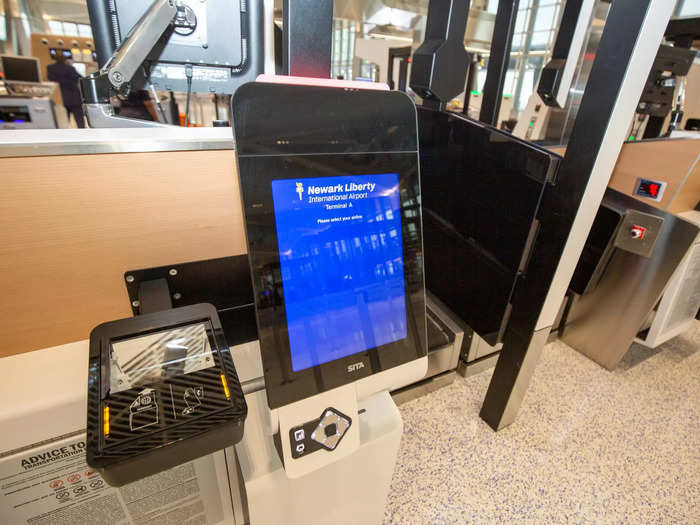 There were plenty of self check-in and bag drop kiosks that accompanied the traditional check-in counters.