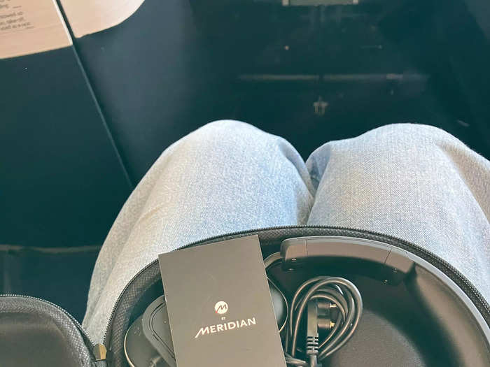 The complimentary headphones they provided were incredibly good quality, which struck me as bizarre as they are single-use and can only be used in the airplane’s double-pronged headphone jack.