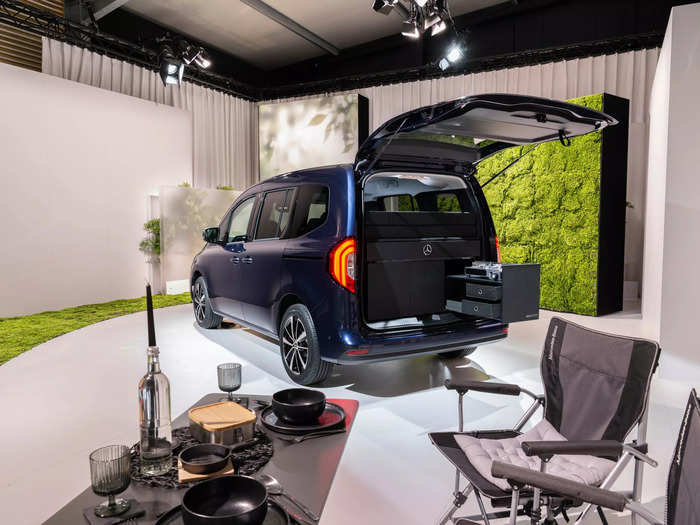 … with its Marco Polo camper van line to create the aptly named "concept EQT Marco Polo."