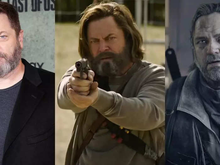 Nick Offerman plays survivalist Bill.