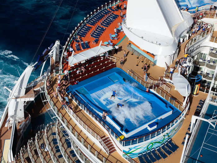 And its five Oasis Class ships — the Harmony, Allure, Symphony, Wonder, and Oasis of the Seas — are currently the biggest in the world.