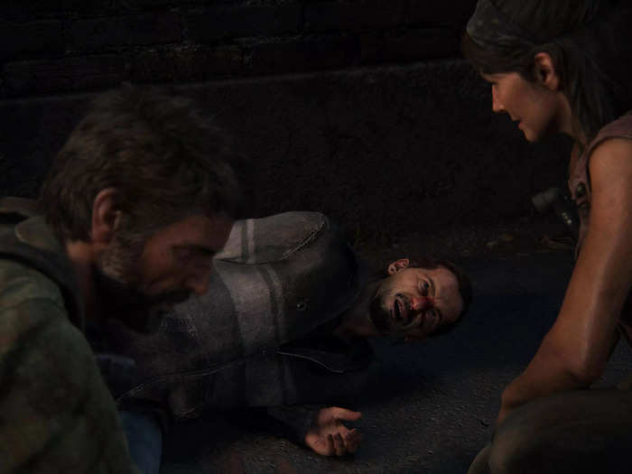 In the game, Joel and Tess track down a black-market dealer named Robert to get their supplies back.