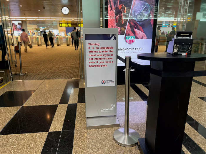 Unlike most international airports, Changi does not have security until passengers are at the gate. Instead, I cleared passport control and entered the transit area.