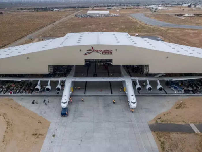 The Stratolaunch is known for its massive size. It has a wingspan of 385 feet, which is longer than a football field.