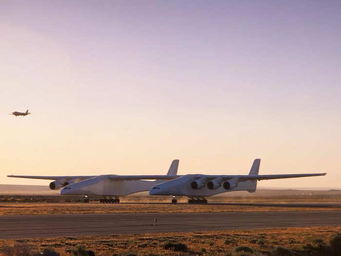 The Stratolaunch has undergone nine test flights to date. Its most recent test flight — and its longest to date — lasted for six hours, flying across southeastern California.