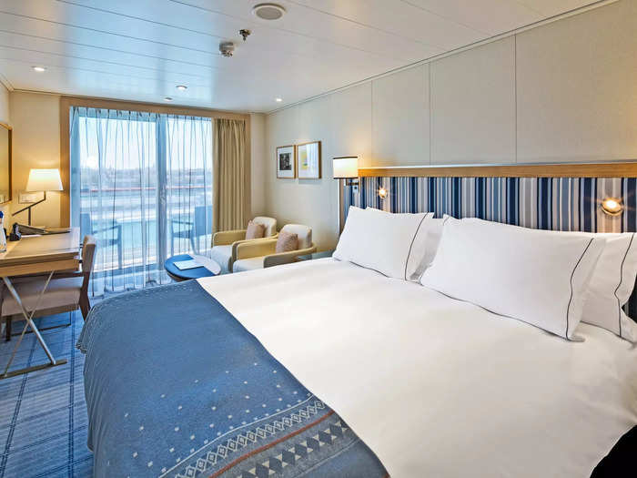 The sailing starts at almost $80,000 per person for the 270-square-foot veranda stateroom.