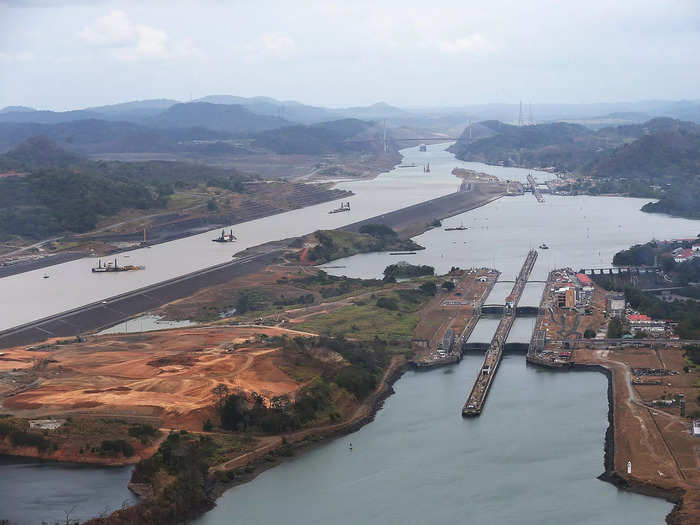 After departing Florida, the ship will travel through ports in Central America before heading through the Panama Canal and up the US West Coast.