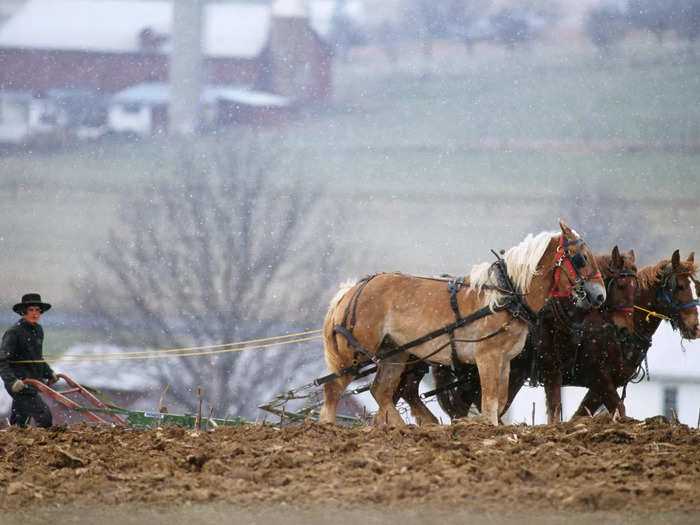 The Amish believe through a simple, humble, somewhat-isolated lifestyle and, with hard work, that they can reach God.