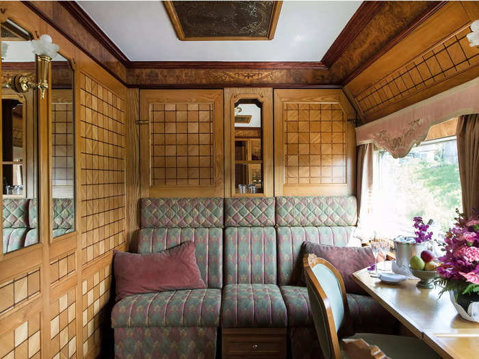 The Eastern & Oriental Express travels through Southeast Asia. Its Presidential Suite comes with a minibar and massive picture window.