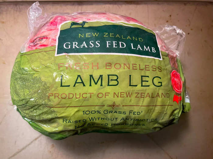 I get a taste of home with New Zealand lamb.