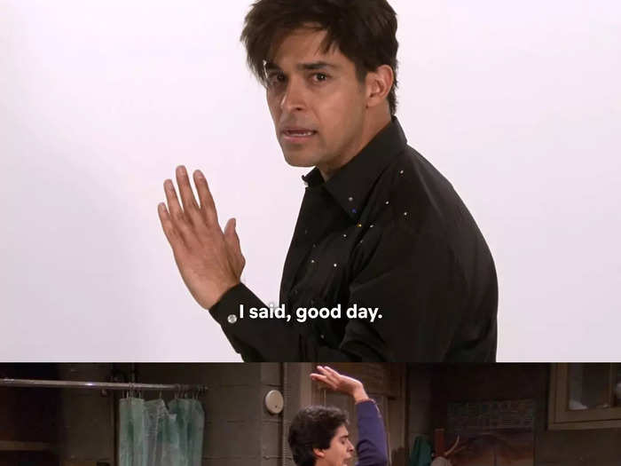 Fez brings back his signature catchphrase, "I said, good day."