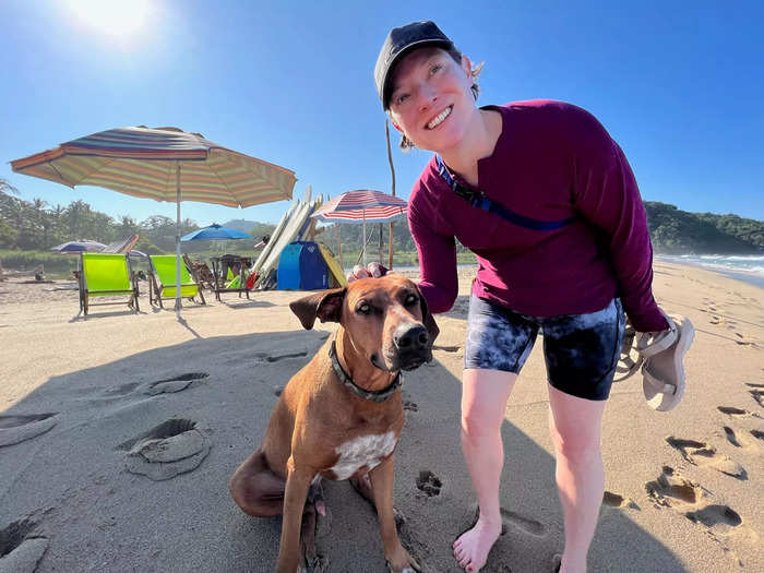 I saw surfers and beachcombers share the sand with the local dogs, who were always up for a game of fetch.