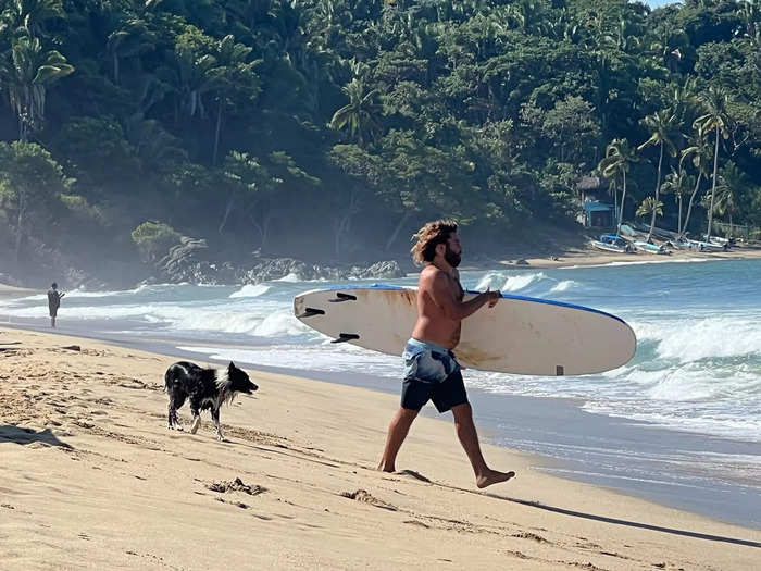 San Pancho is just 33 miles from Puerto Vallarta, but I thought it felt a world away.