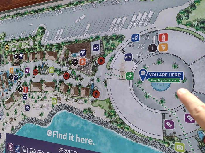 My first port of call was Puerto Plata in the Dominican Republic. I found it easy to navigate thanks to helpful maps I saw around the port plaza.