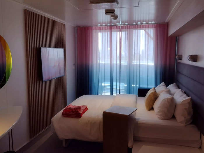 I set sail from Miami in a balcony cabin on deck eight of Scarlet Lady that impressed me right away.