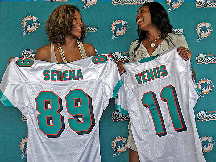 Williams and Ohanian have a mutual love of American football. Williams and her sister, Venus, became partial owners of the Miami Dolphins in 2009.