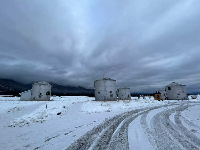 My silo was one of five Airbnbs — called the Clark Farm Silos — located on the outskirts of Kalispell, Montana.