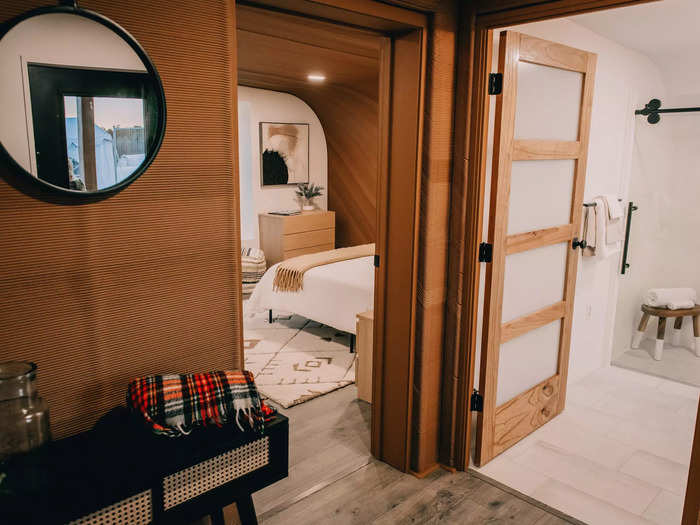 But unlike other printed units, this 600-square-foot tiny home is fully recyclable.