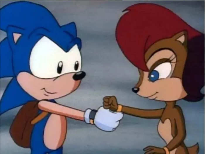 10. "Sonic The Hedgehog" was a short-lived show that took a darker approach to the popular video-game character.