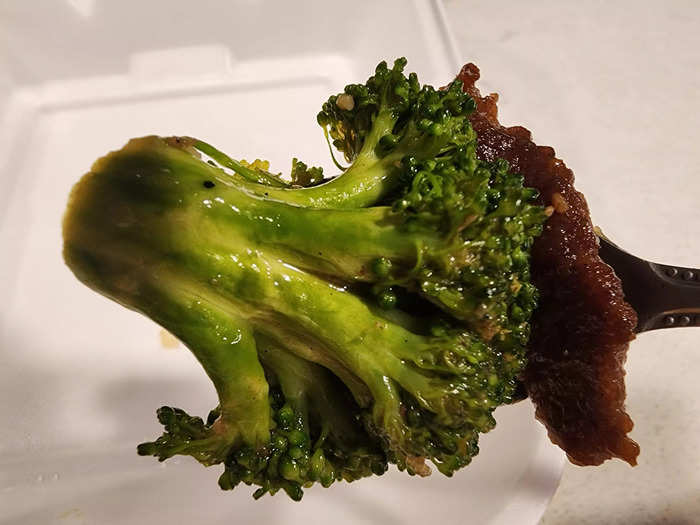 I liked the broccoli beef.