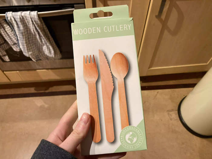 I was surprised to find that Scotland uses wooden single-use utensils instead of plastic ones.