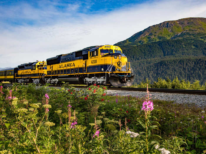 Known as the "backbone of the Last Frontier," the Alaska Railroad rolls its way from the coastal communities of Southern Alaska, 470 miles into the state