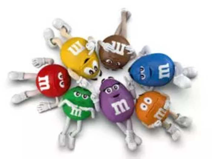 Sales slowed in the 90s, but M&Ms got a lift thanks to its crew of walking, talking mascots.