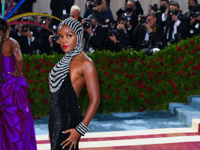 Monáe wore a striking backless gown to the May 2022 Met Gala.