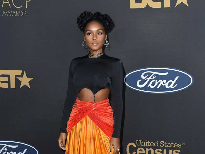 They rocked a multi-colored Balmain gown at the NAACP Image Awards in February 2020.