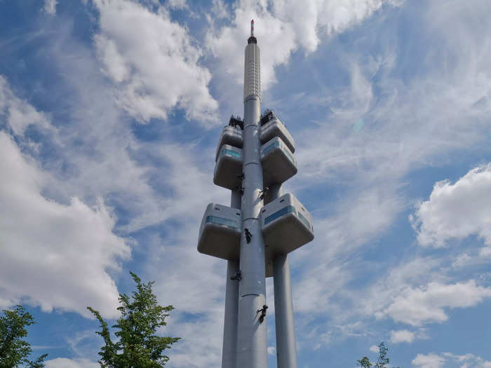 The Žižkov Television Tower in Prague has been called 