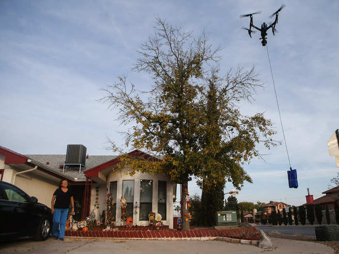 Drones are spreading in Texas though, as Walmart