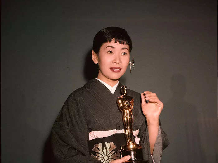 In 1957, Miyoshi Umeki made history as the first Asian woman to be nominated and win the Academy Award for Best Supporting Actress for her role in "Sayonara" (1957).