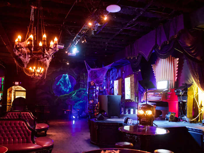 Cocktails & Screams is a campy, horror-themed bar inspired by scary movies and shows.