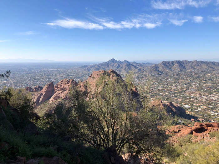 Hike and see the valley from the top of Camelback Mountain.