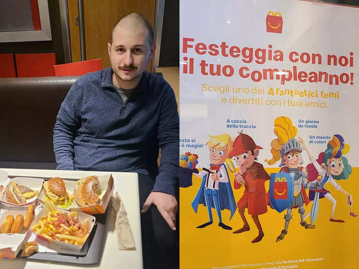 Recently, I visited an Italian McDonald