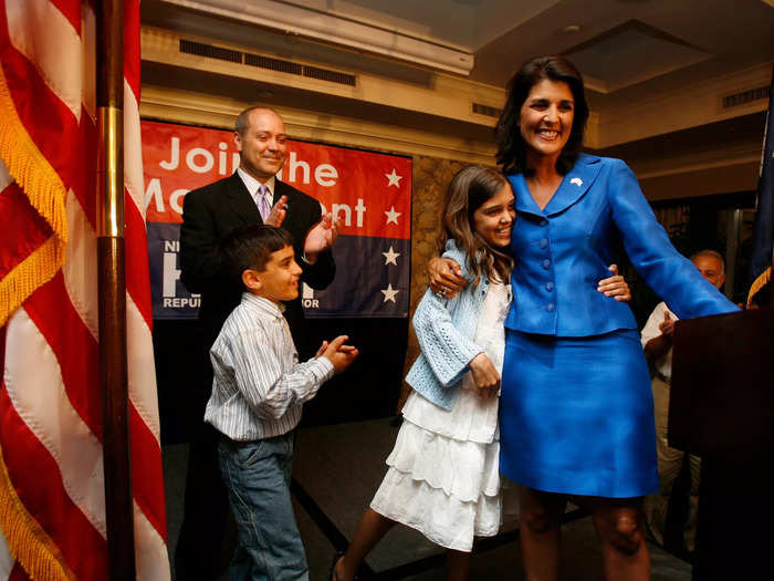 Haley started her career in commerce and accounting before she moved into politics.