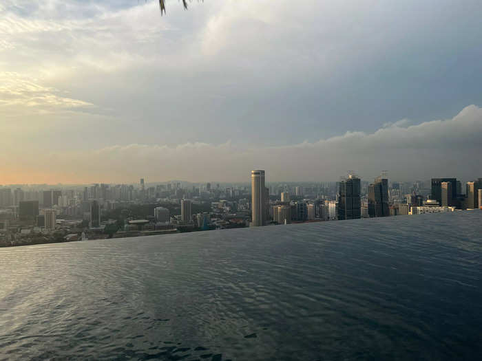 The pool stretches a whopping 492 feet, which is about the length of three Olympic-sized pools or two Airbus A380 aircraft, Wang told Insider.