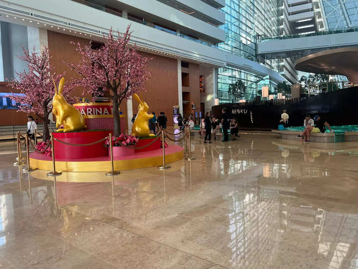 While there are several entry points to MBS, stopping at tower 1 is the most efficient for check-in as this is where the main lobby is.