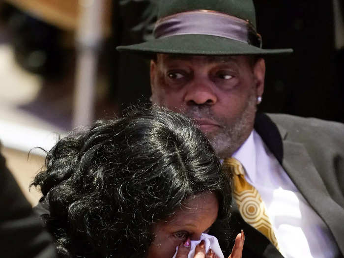 RowVaughn Wells wept as she approached her son