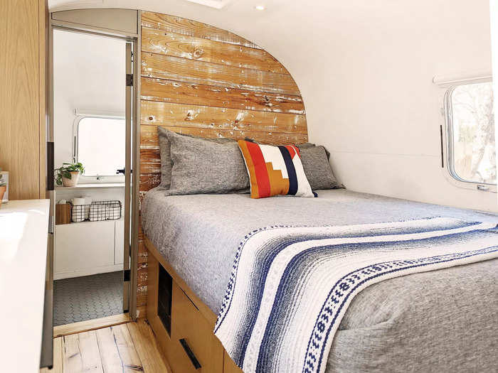 After moving into the Airstream, the couple was able to adapt to tiny living fairly quickly, Ballard said: "It surprised us how easily we adapted and how much we liked it."