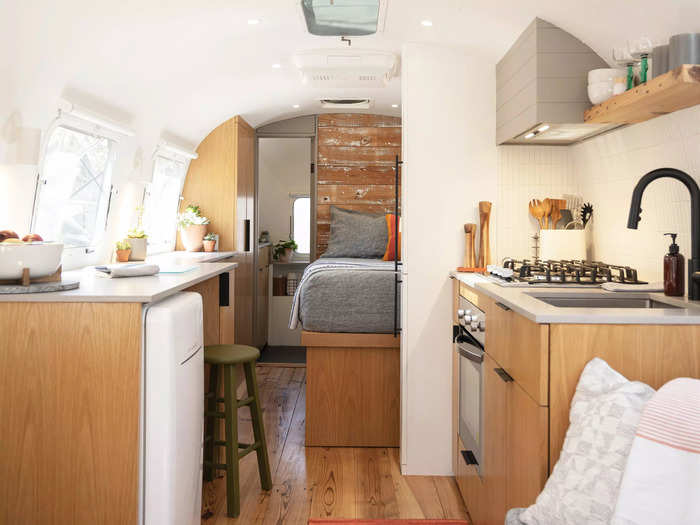 The two of them agree that the hardest part of the Airstream renovation process was the time commitment and stamina it took to complete it.