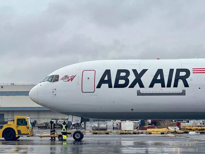 The process starts with the taxi into the cargo handling area at the airport. According to Fasiel "Pete" Flash, ABX