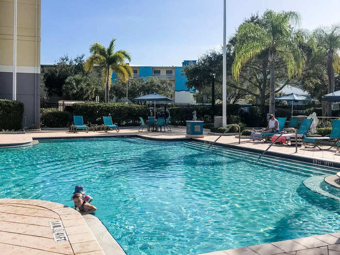 By accepting the timeshare deal, we saved nearly $800 and also enjoyed hotel perks like free use of the pool at another Hilton hotel nearby.