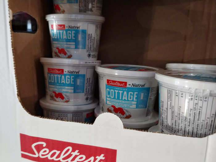 Sealtest cottage cheese is a great source of protein.