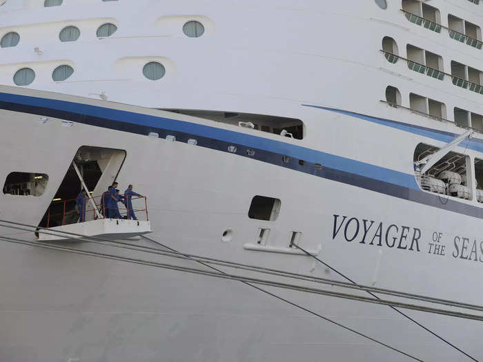 In 1988, the Sovereign of the Seas, the first of the mega cruise ships, was launched. Eleven years later, the Voyager of the Seas was launched, which offered both rock climbing and ice skating.