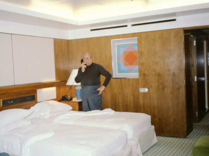 Guests could make calls from their bedrooms even while at sea.