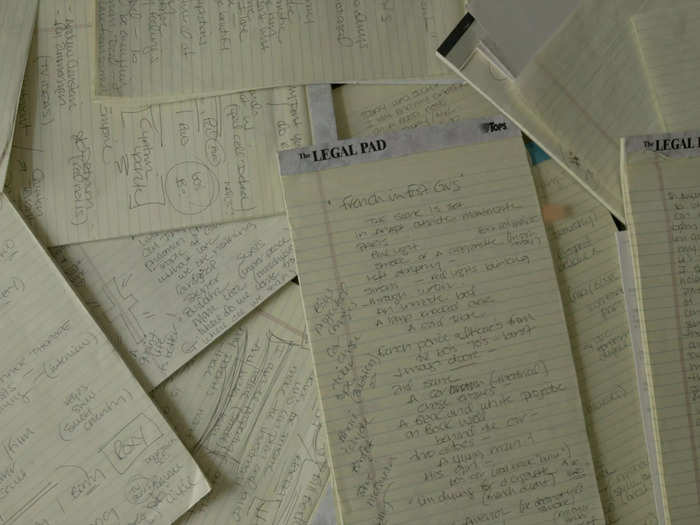 Anderson wrote her entire life in diaries and on legal pads.